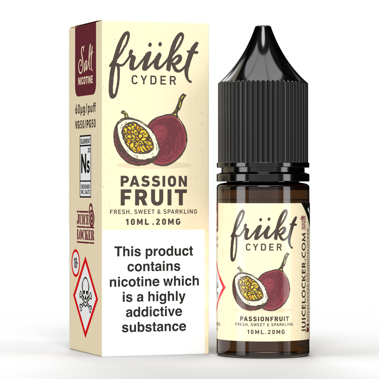 Frukt Cyder - Passionfruit Nic Salt