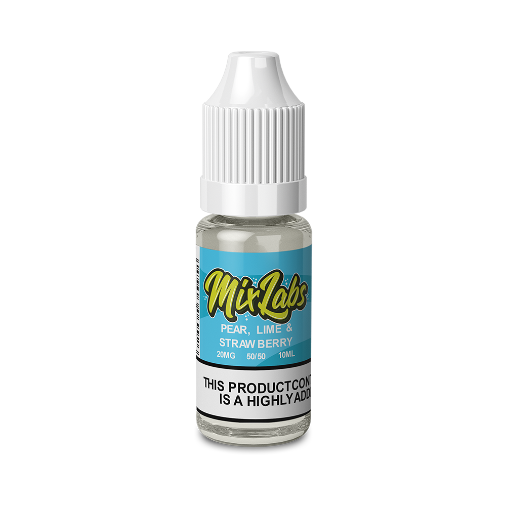 Mix Labs - Pear, Lime & Strawberry Nic Salt 10ml