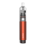 Aspire Cyber G vape kit in Amber Orange showing the metallic body and clear pod.