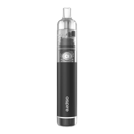 Aspire Cyber G vape kit in Black standing upright on a white background.