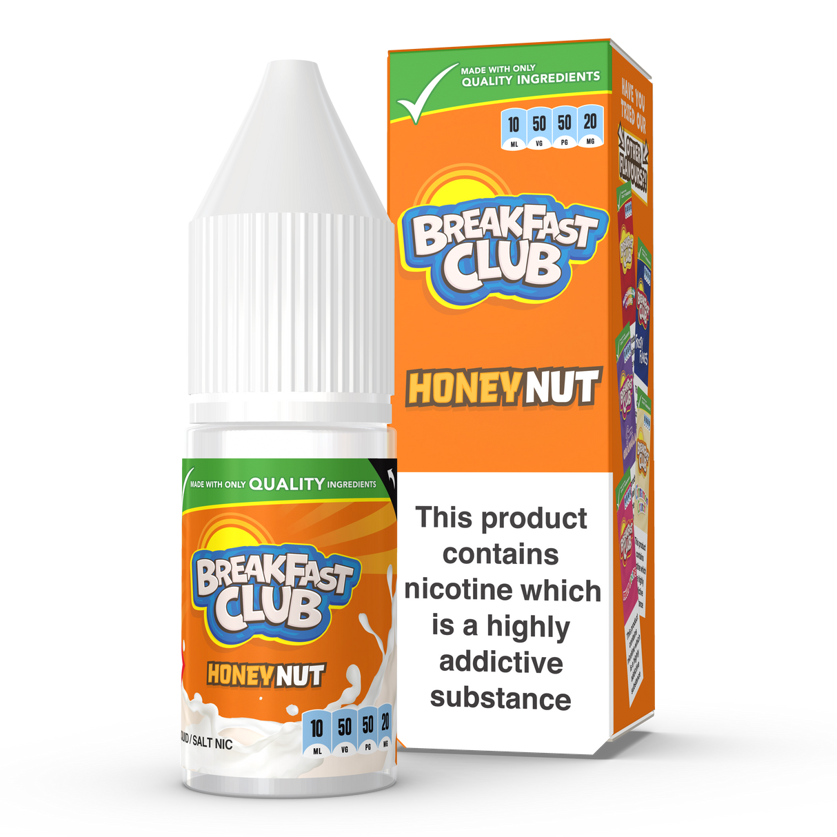 Breakfast Club - Honey Nut Nic Salt